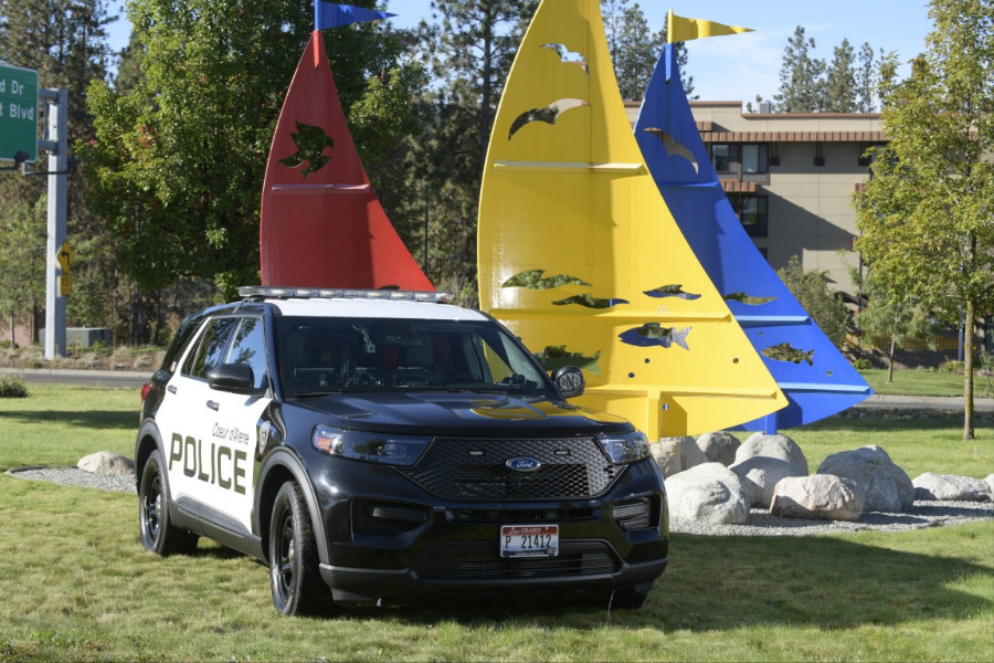 City of Coeur d'Alene patrol car.