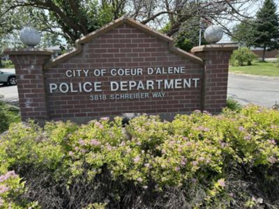 CDA Police Department stone sign.  Click link to see administration.