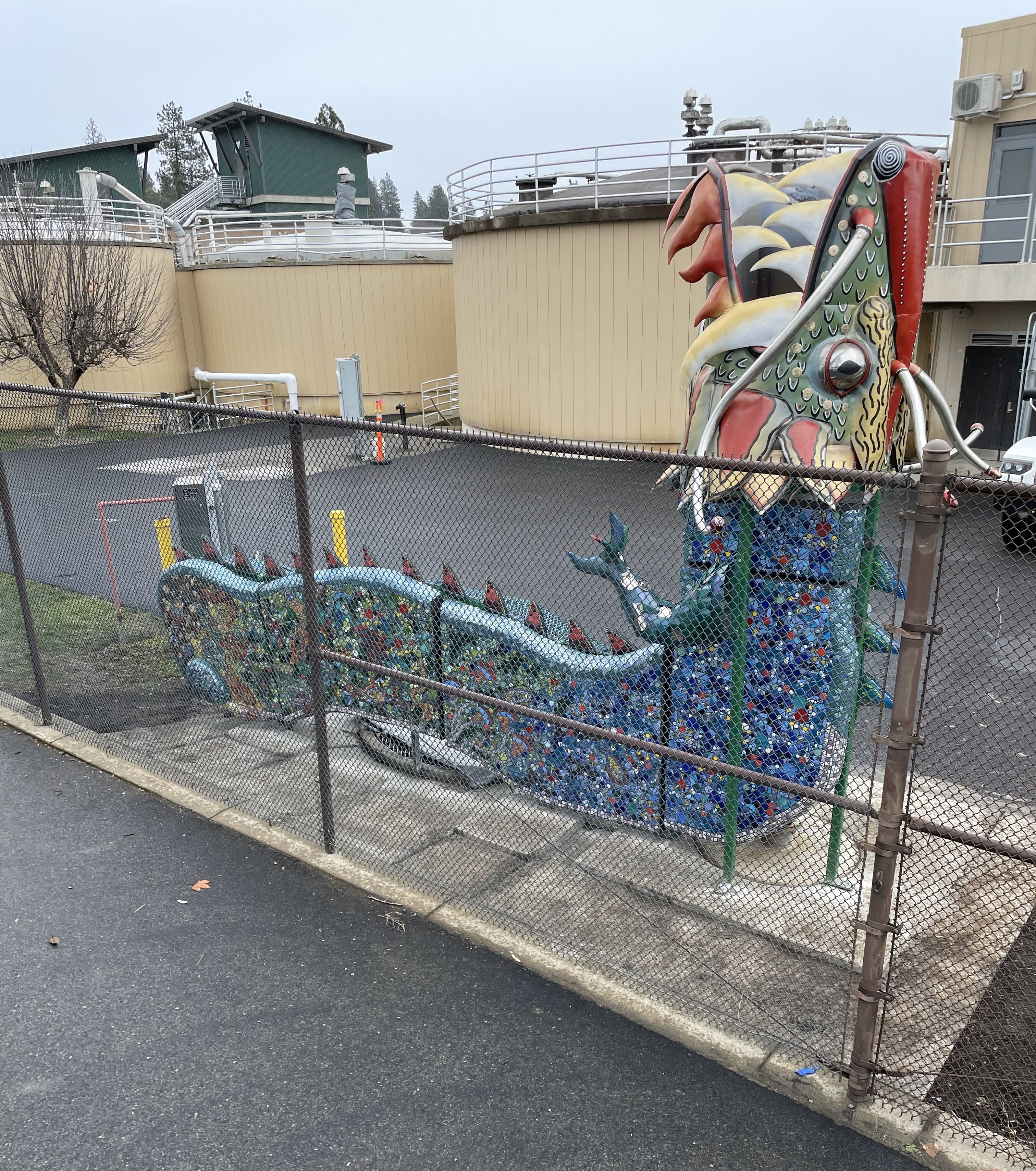 "Sid" the Green Energy Dragon by Artist Melissa Cole