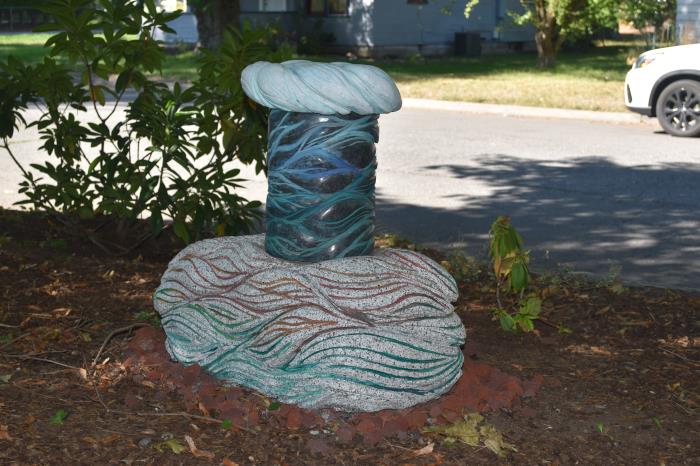 Private art located at 814 Birch Avenue by Artist Dale Young