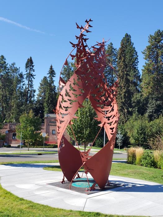 The Monument to Peace and Unity by Artist: Ai Qiu Hopen of Humanity Memorial, Inc.