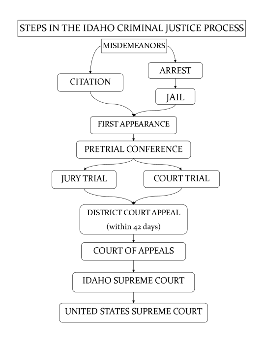 Steps in the Idaho Criminal Justice Process