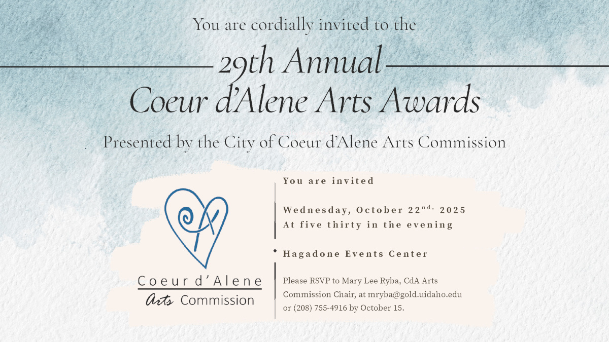2025 CDA Arts Awards Flyer